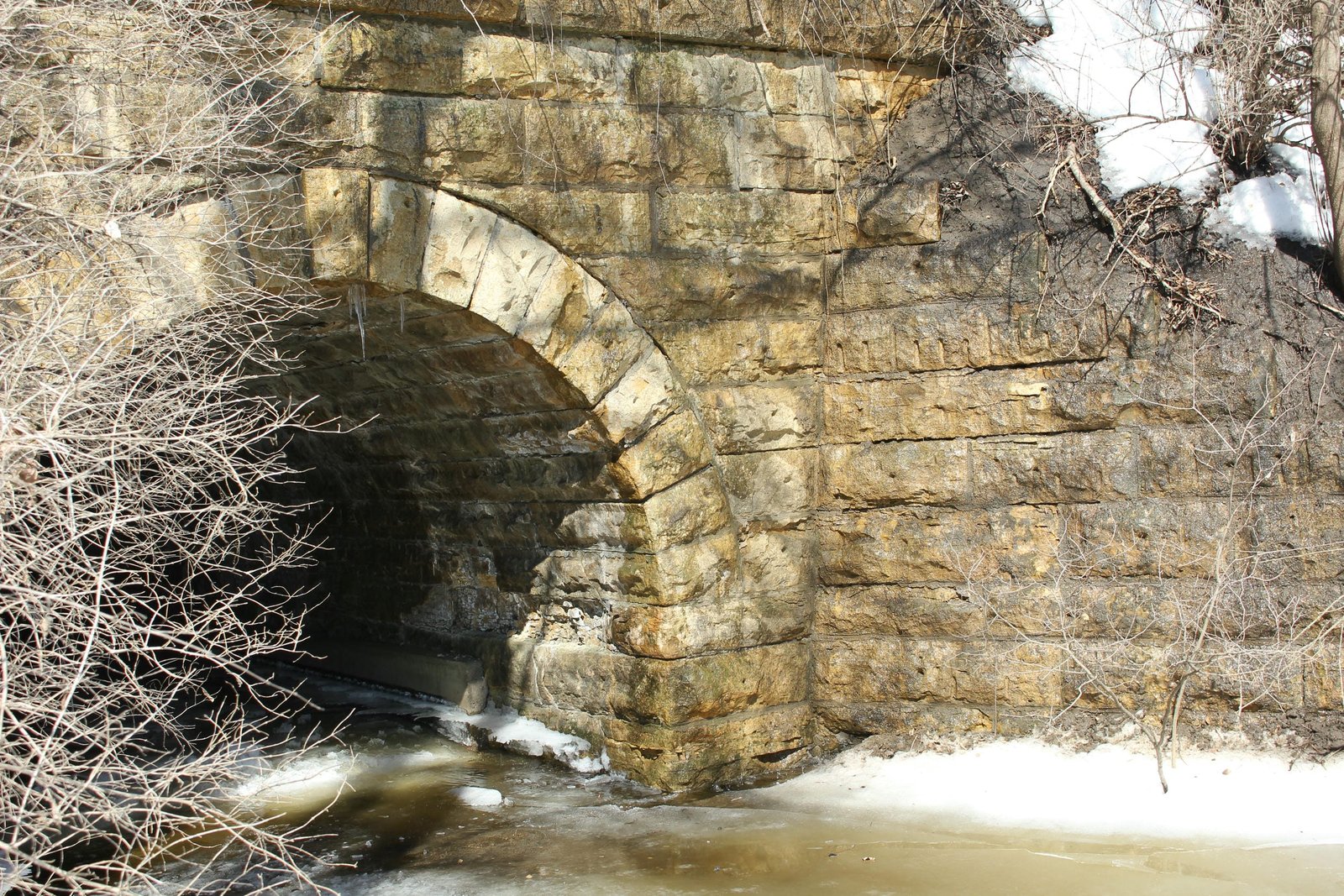East abutment